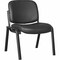 Lorell Deluxe Leather 4-Leg Guest Chair, Black LLR84595 - alternate 1